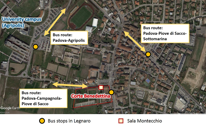 How to reach Corte Benedettina