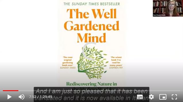 Screenshot the Well Gardened Mind Webinar