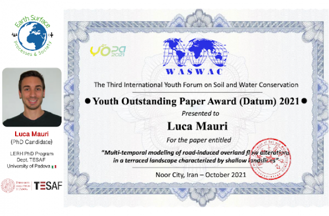 Collegamento a Luca Mauri won the Youth Outstanding Paper Award 2021