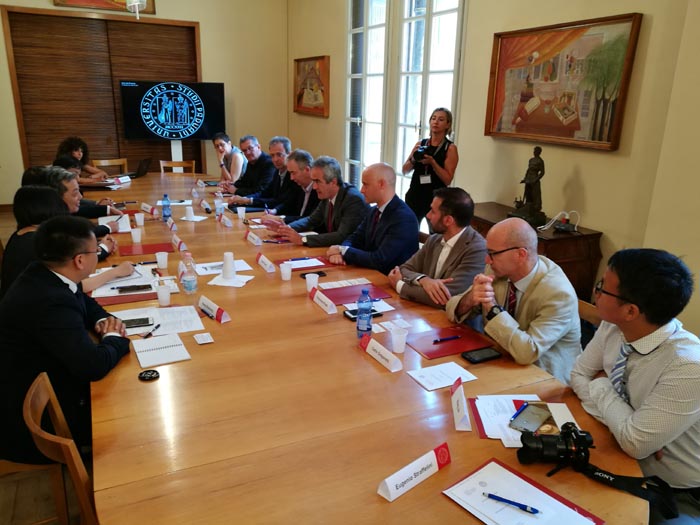 Immagine dell'incontro sull'accordo Padova - Cina