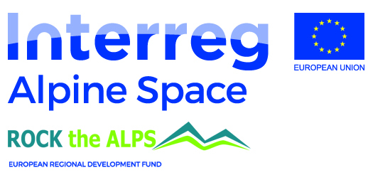 Logo rock the Alps