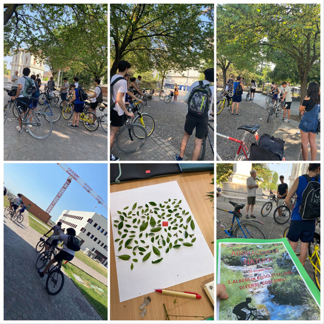 Evento alberi in bicicletta